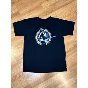 Eric Clapton Tour Tee Black Cotton 2017 Concert Graphic Shirt XL Hanes Retro